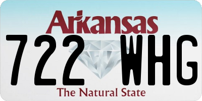 AR license plate 722WHG