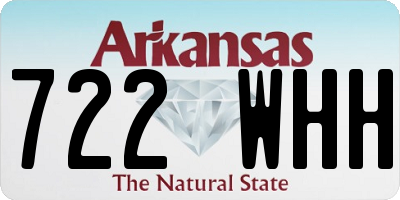 AR license plate 722WHH