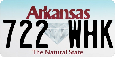 AR license plate 722WHK
