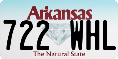 AR license plate 722WHL