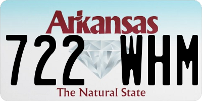 AR license plate 722WHM