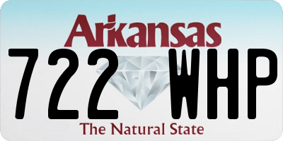 AR license plate 722WHP