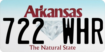 AR license plate 722WHR