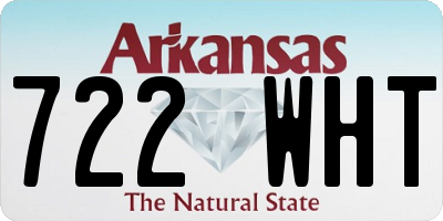 AR license plate 722WHT