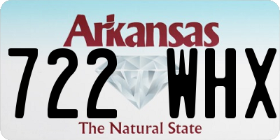 AR license plate 722WHX