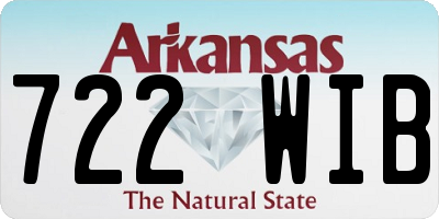 AR license plate 722WIB