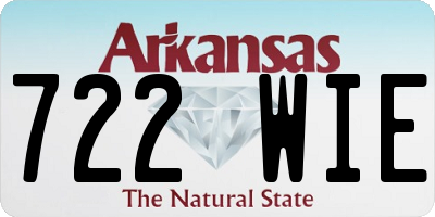 AR license plate 722WIE