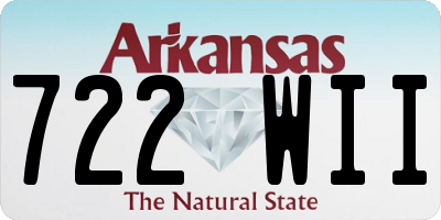 AR license plate 722WII