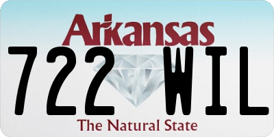 AR license plate 722WIL