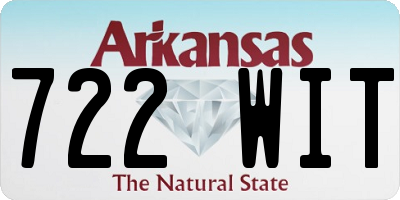 AR license plate 722WIT