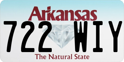 AR license plate 722WIY