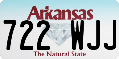 AR license plate 722WJJ