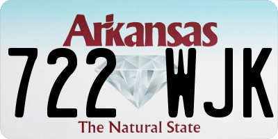 AR license plate 722WJK