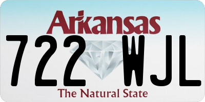 AR license plate 722WJL