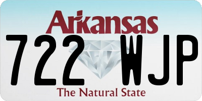 AR license plate 722WJP