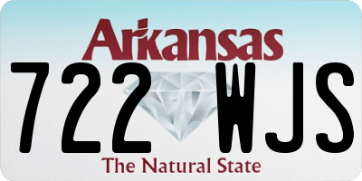 AR license plate 722WJS