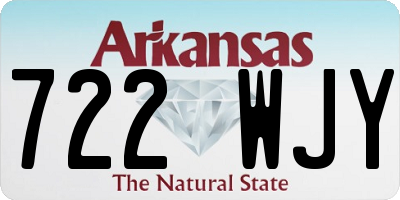 AR license plate 722WJY