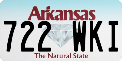 AR license plate 722WKI