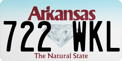 AR license plate 722WKL