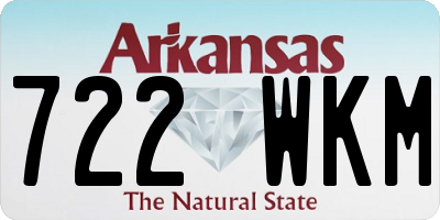 AR license plate 722WKM