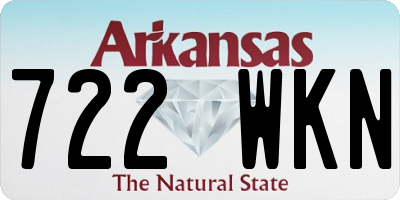 AR license plate 722WKN