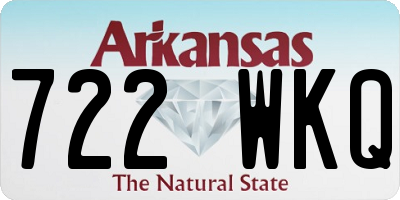 AR license plate 722WKQ