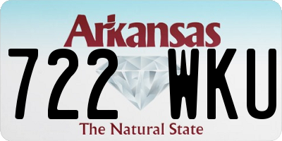 AR license plate 722WKU