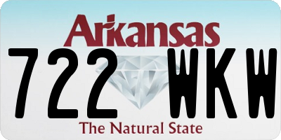 AR license plate 722WKW