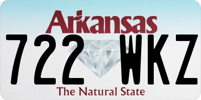 AR license plate 722WKZ