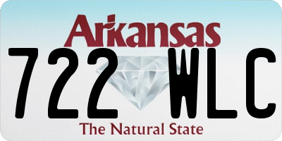 AR license plate 722WLC
