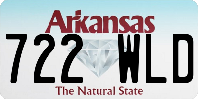 AR license plate 722WLD