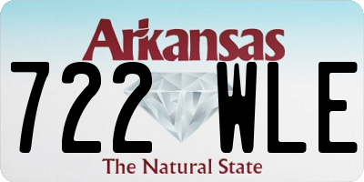 AR license plate 722WLE