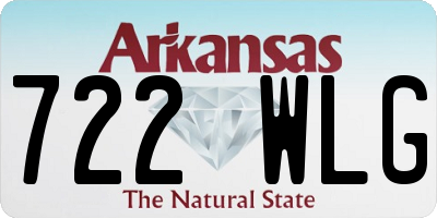 AR license plate 722WLG