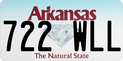 AR license plate 722WLL