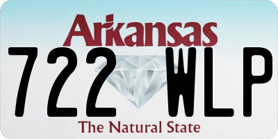 AR license plate 722WLP