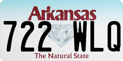 AR license plate 722WLQ