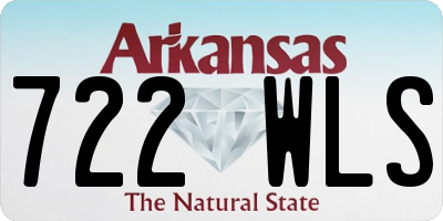 AR license plate 722WLS