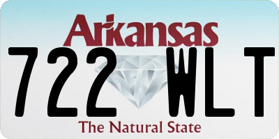 AR license plate 722WLT
