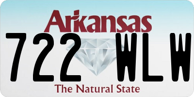 AR license plate 722WLW