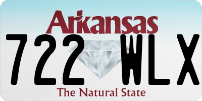 AR license plate 722WLX