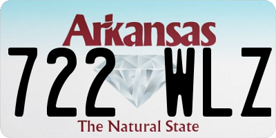 AR license plate 722WLZ