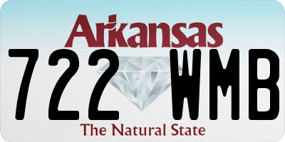 AR license plate 722WMB