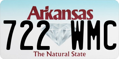 AR license plate 722WMC