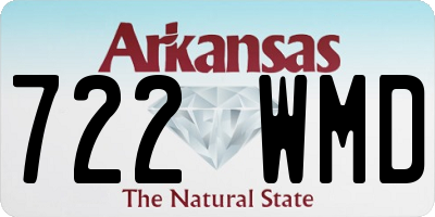 AR license plate 722WMD