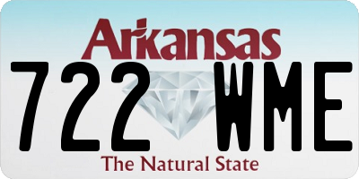 AR license plate 722WME
