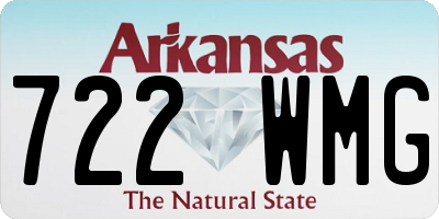 AR license plate 722WMG