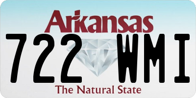 AR license plate 722WMI