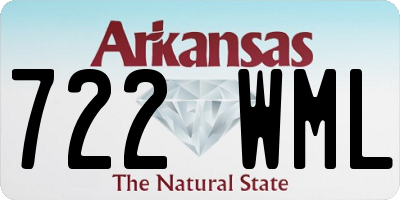 AR license plate 722WML