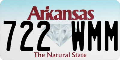 AR license plate 722WMM