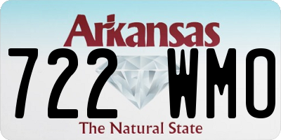 AR license plate 722WMO